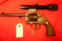 Colt Officers model 22LR 1930 with Bushnell Phantom scope b 4-25-2013.jpg