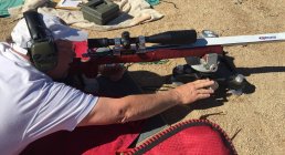 John Perkins shooting Borden rifle.jpg