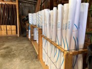 organized 1000 yard targets in scoring shed.jpg
