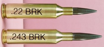 243 BR-K and 22 BR-K wildcat cartridge