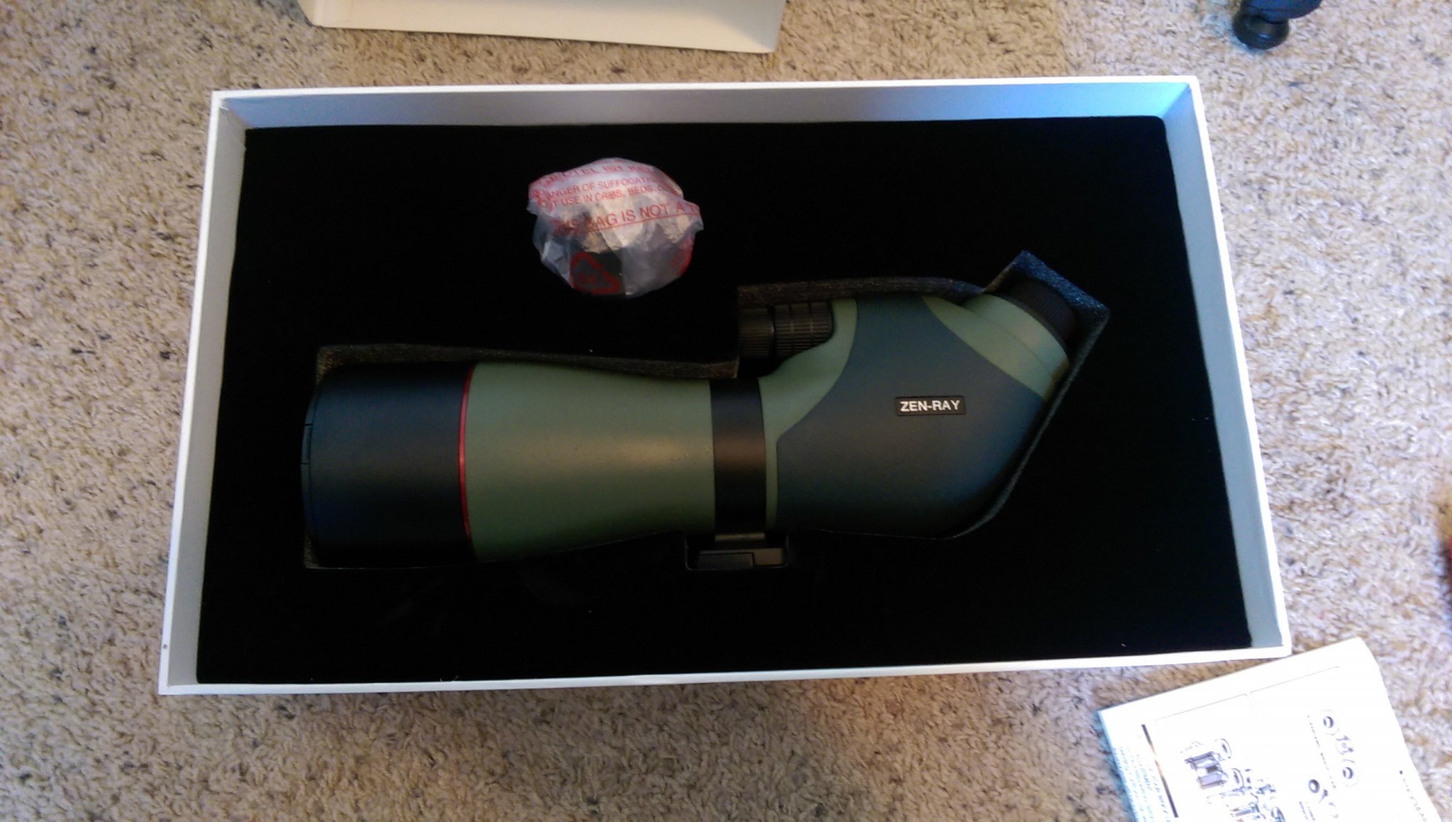 Selling Zen Ray Ed 20 60x Spotting Scope Wide Angle Eyepiece Shooters Forum